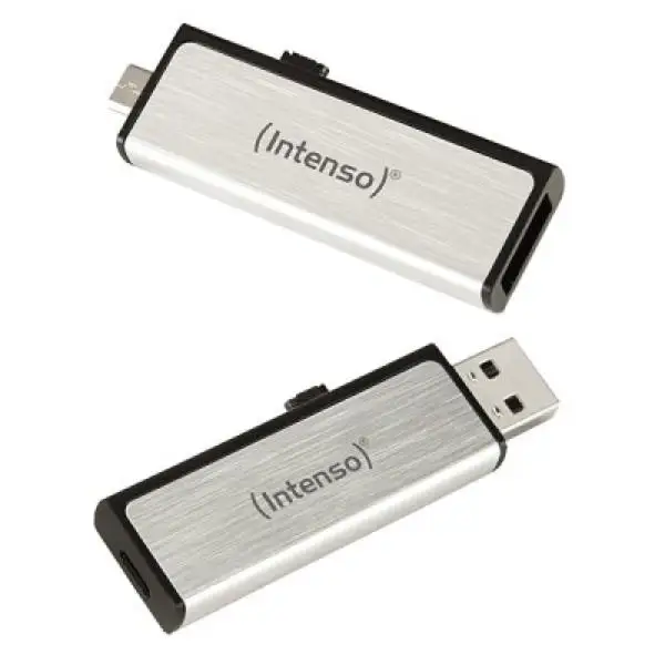 USB и Micro USB Memory Stick INTENSO 3523460 8 GB серебристый