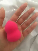 Puff cosmético en polvo para mujer, base de maquillaje esponja, belleza para maquillaje, herramientas y accesorios, forma de gota de agua, 1 ud.