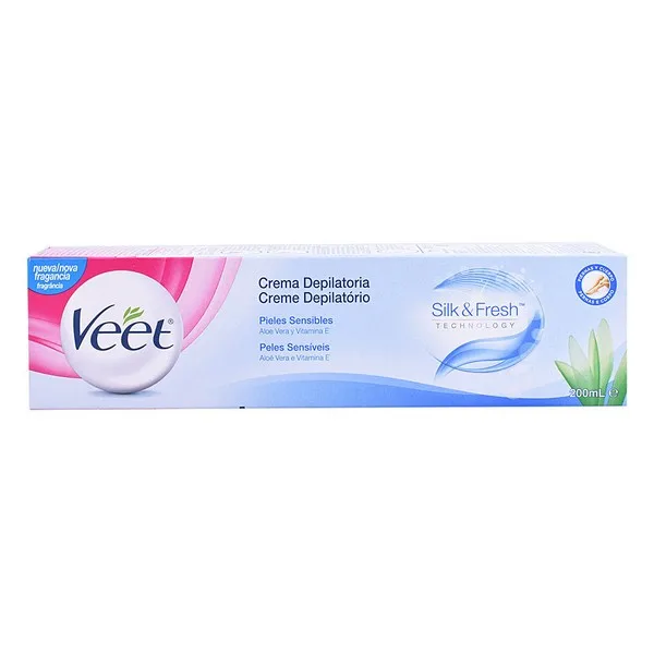 Воск для удаления волос на теле Veet Sensitive skin(200 мл