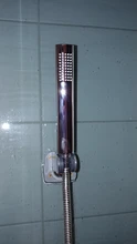 Shower-Set Holder Wall-Mount Hand-Held Hose Chrome Brass 