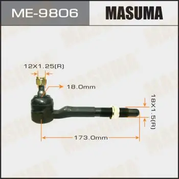 Наконечник рулевой Toyota RAV4 2.0/2.2D-4D 06 MASUMA ME9806
