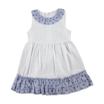 

ebebek Bombili Summer Baby Girl Cotton Crew-Neck Dress
