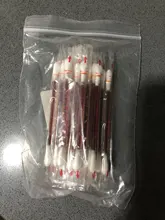 Hisopo desechable de yodo medicinal para limpieza de nariz y orejas, palo de algodón para desinfección doméstica, doble cabezal de emergencia, puntas de madera, 20/200 Uds.