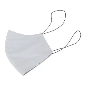 

Маска лицевая модельная многоразовая голубая. Анатомический крой с носовым фиксатором. 100% хлопок