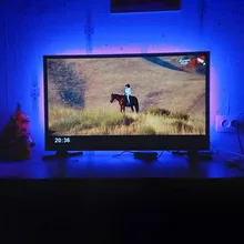 Adhesive-Tape Tv-Background-Lighting Led-Strip 5050 Rgb Waterproof Ip20/ip65 Flexibe