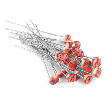 

10 Photoresistor 5mm GL5516 5-10k LDR Photo Light Dependent Resistors Sensor for Raspberry PIC Robotics electronics DIY