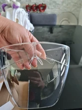 Gafas para nadar transparentes, protección facial duradera, máscara de seguridad, gafas para motocicletas MTB