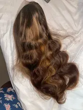 Cynosure #4/27 resaltar encaje de colores frente pelucas de cabello humano para las mujeres negras 13x4 peruano cuerpo onda de encaje peluca Frontal