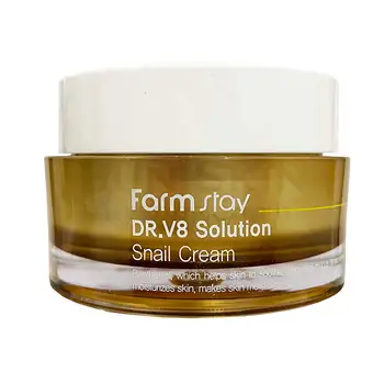 

Face cream with mucin snails farmstay dr-v8 solution snail cream