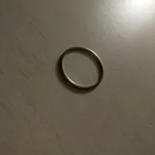 MANGOSKY-Anillo de titanio fino para dedo, anillo de oro de 1MM, 1 Uds., venta al por mayor