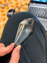 Prism-Lamp Chandelier-Decor Cut-Glass-Pendant CRYSTAL Diy Suncatcher Faceted Diamond