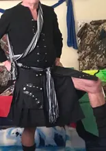 Falda tradicional escocesa de Metal para hombre, faldas clásicas Retro con personalidad tradicional, con patrón a cuadros, novedad de 2020