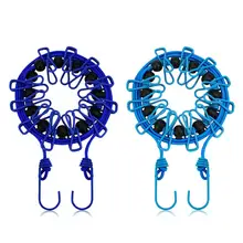 Темно-синий плюс светло-голубой ветрозащитный ремень для пряжки уличная бельевая веревка для путешествий ветрозащитная Нескользящая эластичная одежда смелый пояс