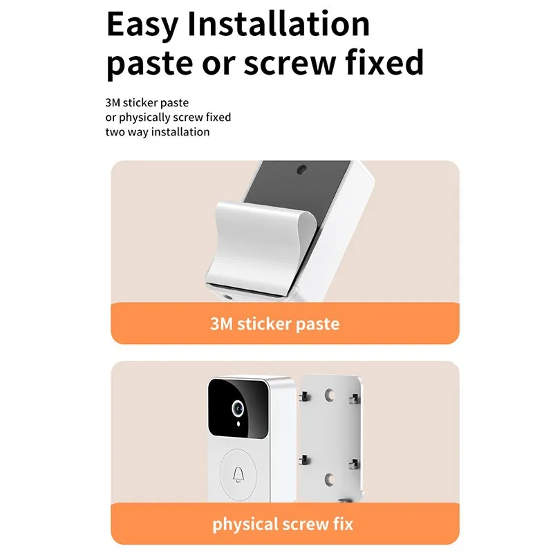 intercom audio Smart Wireless WiFi Video Doorbell Home Security Door Bell Monitor Camera HD IR Night Vision Remote Intercom Alarm Door Phone doorphone