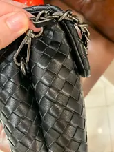 Bandolera de cuero para mujer, diseño de marca de lujo, 100%, tejido de piel de oveja, alta gama, gran capacidad, 2021