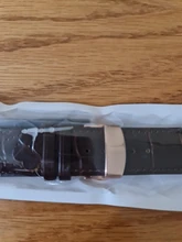 Correa de reloj con patrón de bambú, correa de reloj de cuero genuino con hebilla de mariposa de doble presión, accesorios de relojes de 12-24mm