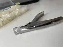 Cortaúñas de decoración de uñas profesional, cortador de bordes de puntas postizas de tipo U, manicura colorida, herramientas de arte de uñas de acero inoxidable