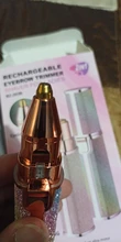 Depiladora Facial 2 en 1 para mujer, pluma del condensador de ajuste para cejas, utensilio de depilación sin dolor, depilación corporal, afeitadora