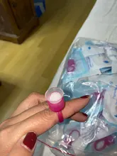 Anillo tinta de tatuaje con esponja, 100 Uds. Anillo tinta de tatuaje, tapa de pegamento con esponja, Microblading, pigmento, soporte de herramienta de tatuaje, suministro de accesorios de maquillaje permanente