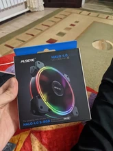 RGB Computer Fan Cooling-Fan Case Alseye Halo 120mm PC for And Cpu-Fan-Replacement 4-Pin-Pwm