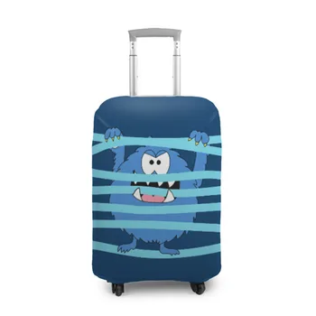 

Case for a suitcase 3D Blue Monster