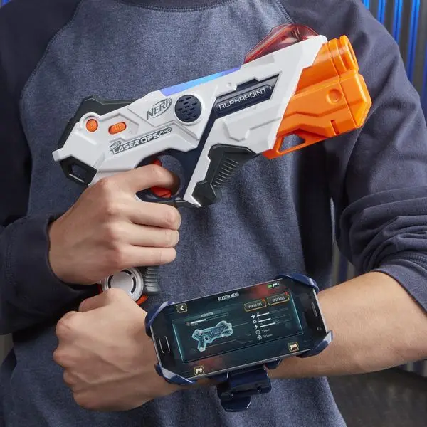 pistolas nerf laser