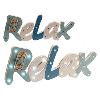 

Wooden Sign Rope 20 (3 x 20 x 41 cm) LED Lights