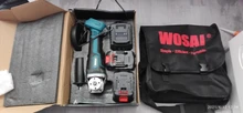 WOSAI-amoladora angular inalámbrica M14, herramienta eléctrica de corte sin escobillas, 20V, iones de litio