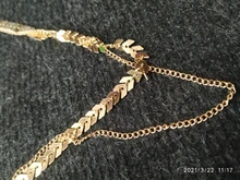 Chain Necklace Sequins Double-Layer Elegant-V Fashion Women Lady Bib Party