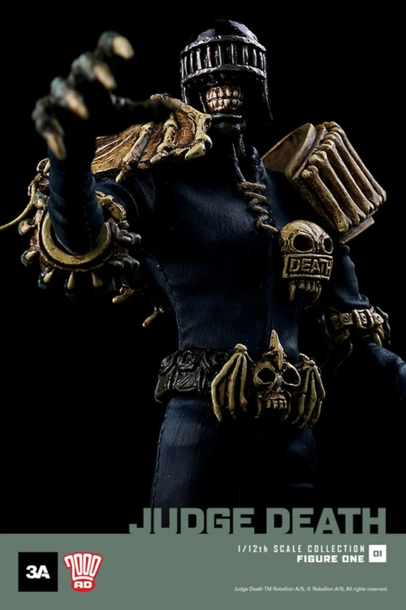ThreeA 2000 AD судье смерти 1:12 Масштаб экшн фигура