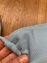 Bikini de banda para mujer, traje de baño Sexy liso sencillo de Material especial, bañador Bandage rosa/amarillo/Negro/Blanco/rojo/azul