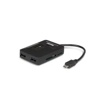 

CARD READER OTG MICRO USB HUB 3 ports