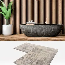 Bath Mats Non Slip Anti Mould Mats Non Slip Anti Mould Karinna Flosl The Cottongr The 2'Li Set 60X100 Cm-50X60 Cm