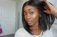 Cara de póquer 28 30 40 pulgadas recto 13x4 frente de encaje pelucas de cabello humano Pre arrancado brasileño encaje Frontal pelucas para mujeres negras Remy