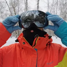 Ski-Goggles Glasses Anti-Fog Sport X-TIGER Uv400-Protection Magnetic Double-Layers Outdoor