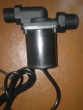 Bomba de agua sin escobillas de 12V y 24V CC, calentador de agua Solar silencioso de 4 puntos con rosca, potenciador de calefacción para suelo de la ducha, IP68