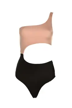 

Trendyol With Color Block One Shoulder Swimsuit TBESS20MA0020