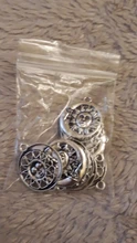 10 piezas de dijes Sun Moon 28x24mm tibetano bronce plata Color colgantes joyería antigua fabricación artesanal DIY