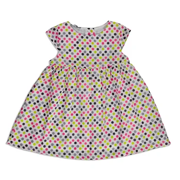

ebebek Bambaki Summer Vual Short Sleeve Crew-Neck Baby Girl Dress
