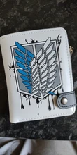 Anime Attaclk On Titan Wallet Wings of Liberty PU Short Coin Purse
