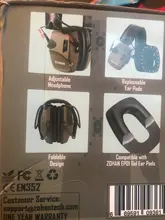 ZOHAN-orejera electrónica táctica para caza, auriculares con reducción de ruido, protección auditiva, NRR, 22db