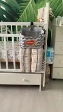 Organizador de almacenamiento de cama para bebé recién nacido, bolsa de almacenamiento colgante, organizador de Caddy para ropa de cama esencial para bebé, bolsa de almacenamiento de pañales