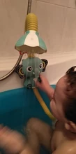 Baño del bebé juguetes para niños juguetes de baño pato ventosa para ducha eléctrica Agua pulverizada juguetes para niños fuera piscina tina de baño juguetes rociadores