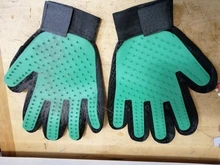 Nuevo juguete de Silicón para perro para cepillo guante Deshedding suave eficiente cuidado para mascotas guante baño para perros gato suministros de limpieza Accesorios