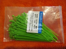 OULLX 100 Uds de auto-bloqueo sujetacables de Nylon cremallera 3*100-200mm de plástico de 18 Lbs negro vinculante de correas de amarre de alambre