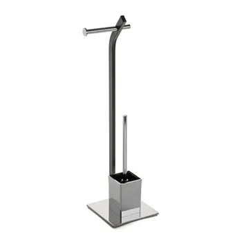 

Toilet Paper Holder with Brush Stand Metal (20 x 74 x 20 cm)