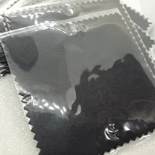 Paño de limpieza de Color plata de ley 8x8cm, paño de pulido, limpieza suave, doradas y plateadas paño de limpieza de joyas, 10 Uds., 50 Uds.