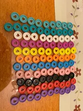 100 Uds 24mm portátil de plástico anillo de carpeta hebilla de 360 grados de rotación de agujero color aprendizaje suministros de encuadernación