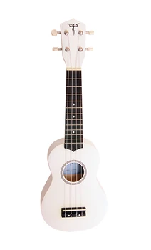 

Lis-100white ukulele soprano, white, listen