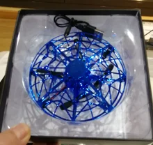 Mini helicóptero RC UFO para niños, Dron de control remoto con sensor de mano, cuadricóptero eléctrico de inducción, juguetes para niños